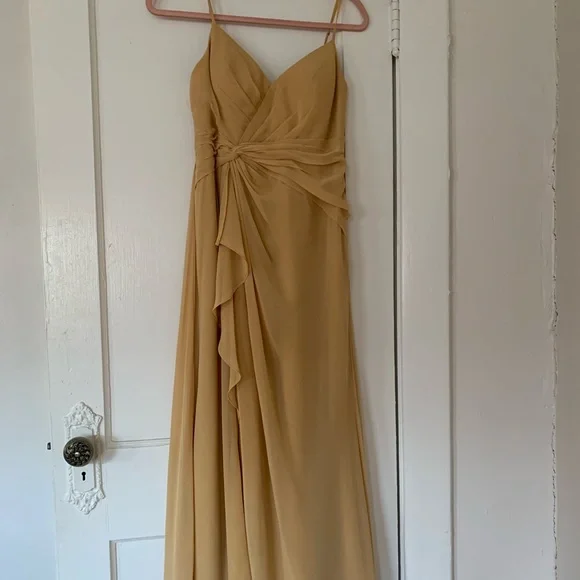 emerald green elegant dress Timeless - Emerald Green formal dress | V neckline, backless A-line Satin Gown with Pockets L main image 1